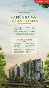 sự kiện ra mắt elysian thủ đức gamuda land