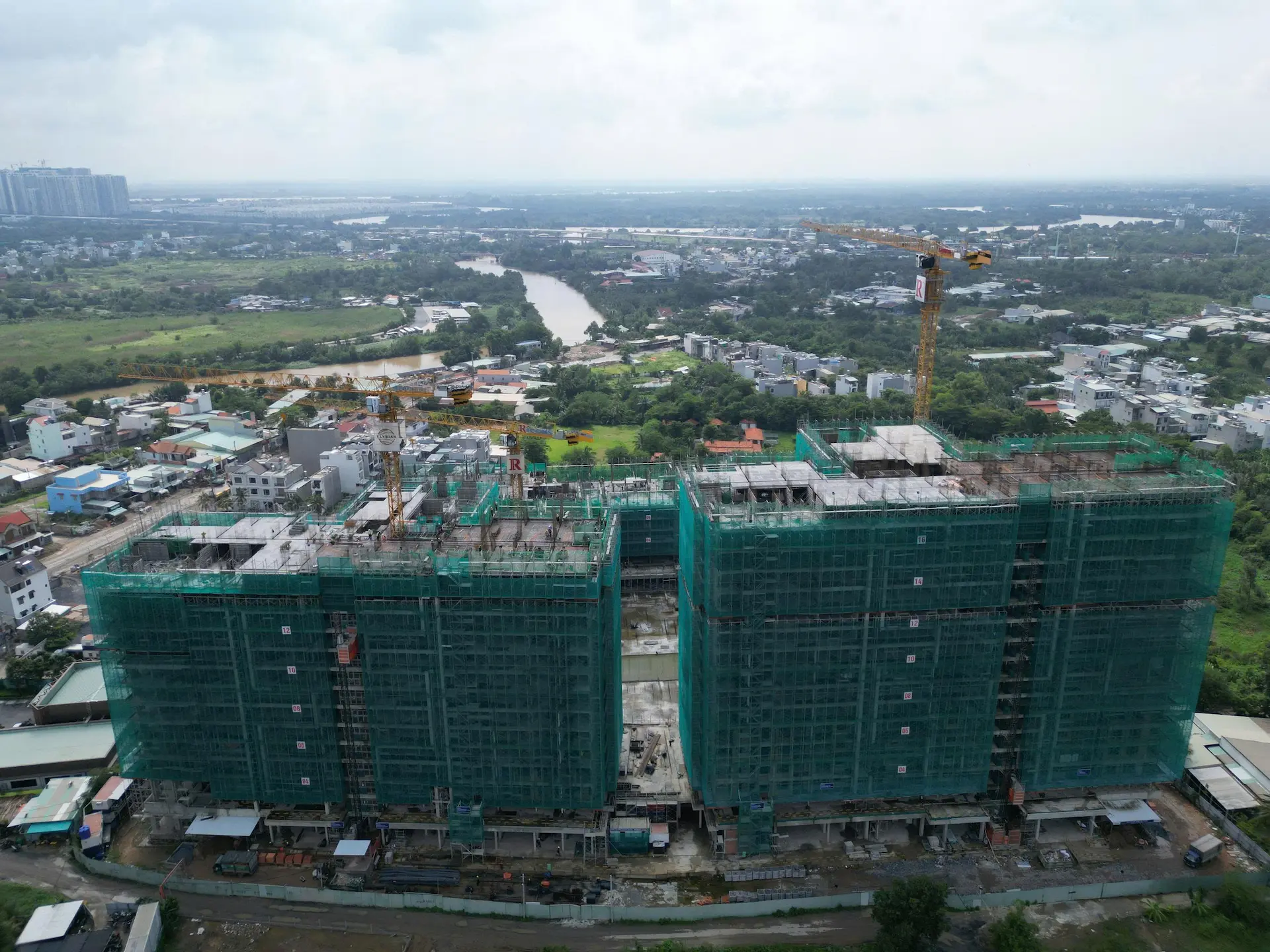 tiến độ dự án elysian thủ đức tháng 08:2025
